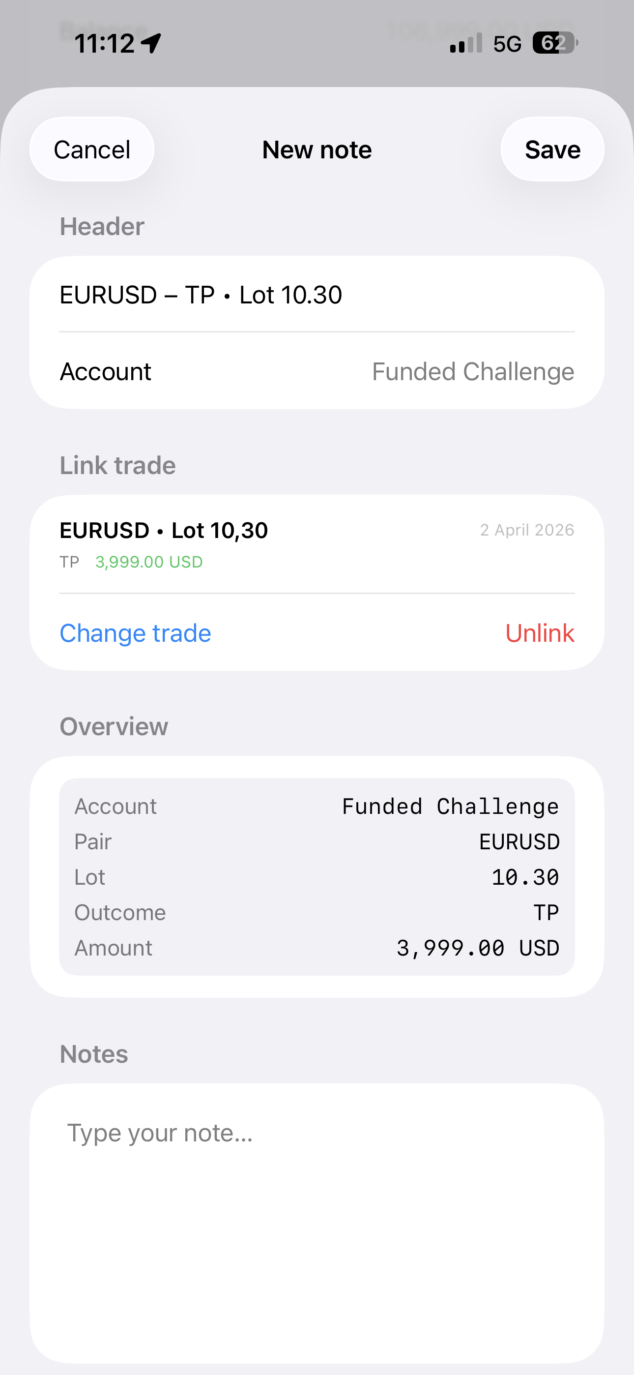 Trade notes